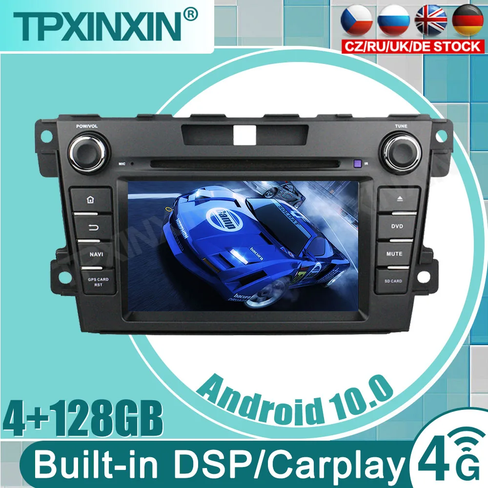 Android10.0 System Car Ultimedia DVD Player For Mazda Cx-7 2012-2013 GPS Navigation Auto Audio Radio Stereo Head Unit 4+64gb Dsp Android10.0 System Car Ultimedia DVD Player For Mazda Cx-7 2012-2013 GPS Navigation Auto Audio Radio Stereo Head Unit 4+64gb Dsp