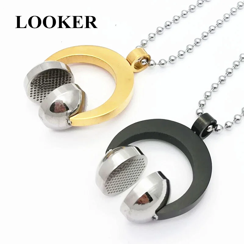 LOOKER Hip Punk золотистый цвет титановая нержавеющая сталь Спортивная гарнитура