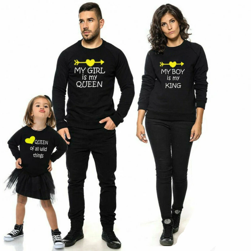 

Рождественская семейная Одинаковая одежда с длинным рукавом, женский, детский пуловер для мальчиков и девочек, топы для матери, отца, дочери...