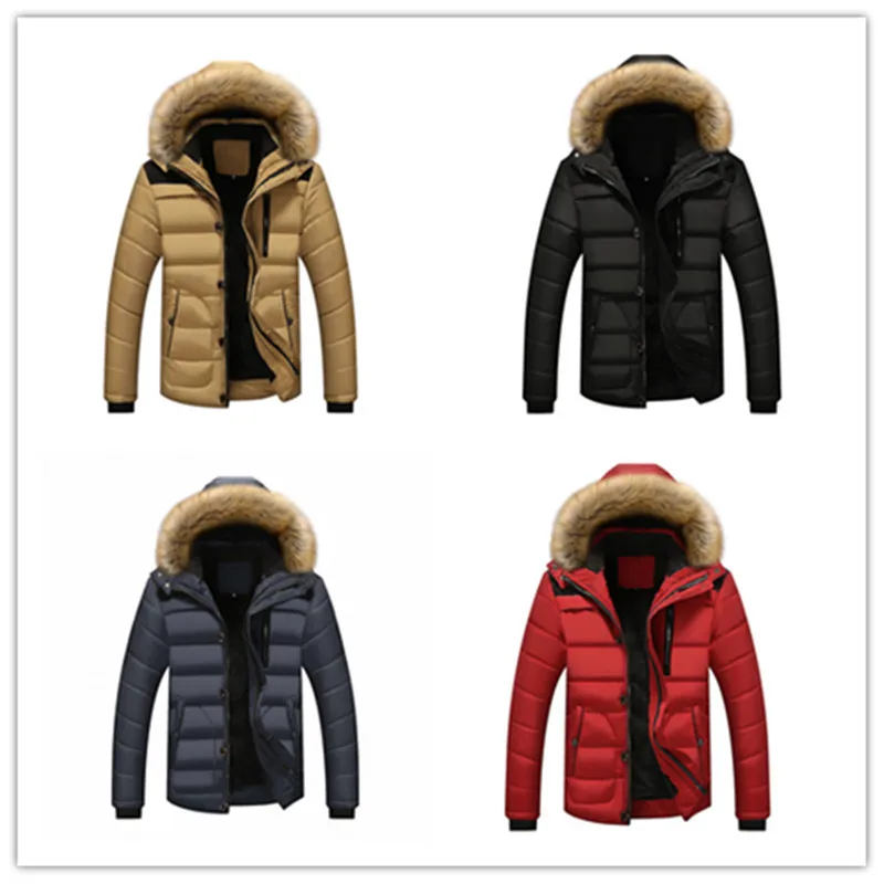 

2022 Foreign trade factory winter new men's down cotton clothes youth thick cotton clothing jacket Korean version of the