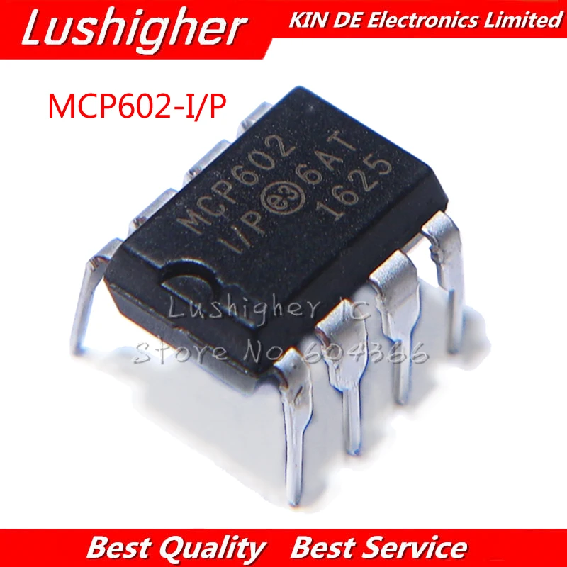 10 шт MCP602-I/P DIP8 MCP602 DIP | Электронные компоненты и принадлежности