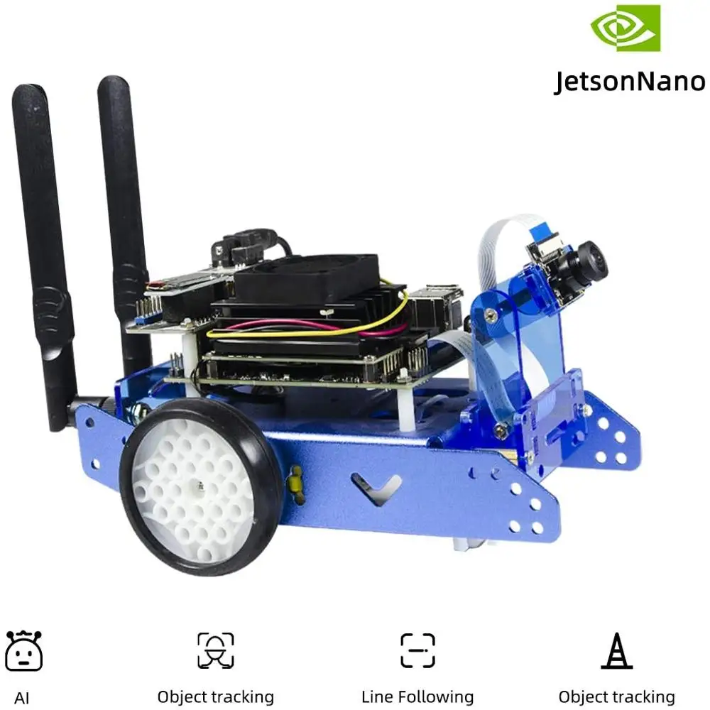Набор XiaoR Geek JetBot AI работает от Jetson Nano|Демонстрационные стенды| |