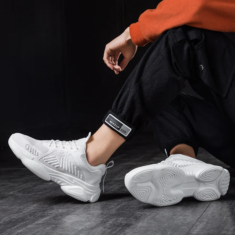 

Designer Sneakers Mens Running Shoes Air Cushion Sneakers Mesh Breathable Wear-resistant Fitness Trainers Sports Shoes Man