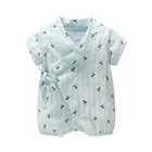 (0-18 м) Детское Бандажное Ретро японское кимоно с сумочкой юката, кимоно, боди, пряжа, халат, цветочное кимоно, боди, одежда для маленьких мальчиков S4