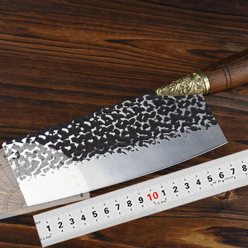 Longquan ghost hand-made кухонный нож ручной ковки Античная слайсер Ретро sharp шеф-повар