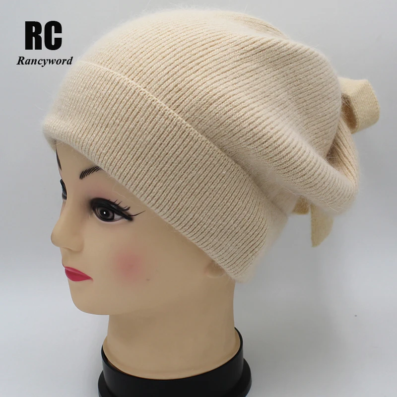 [Rancyword] зимняя шапочка вязаная шапка женская Лыжная Женская шапка|Женские Skullies и
