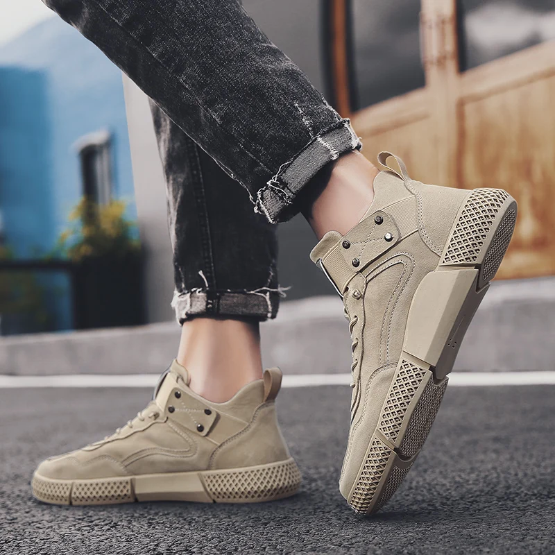 

Fashion Leather Shoes Zapatos Cuero Hombre Comfortable Casual Shoes Men Breathable Casuales Leather Men's Low Top Mens Flat