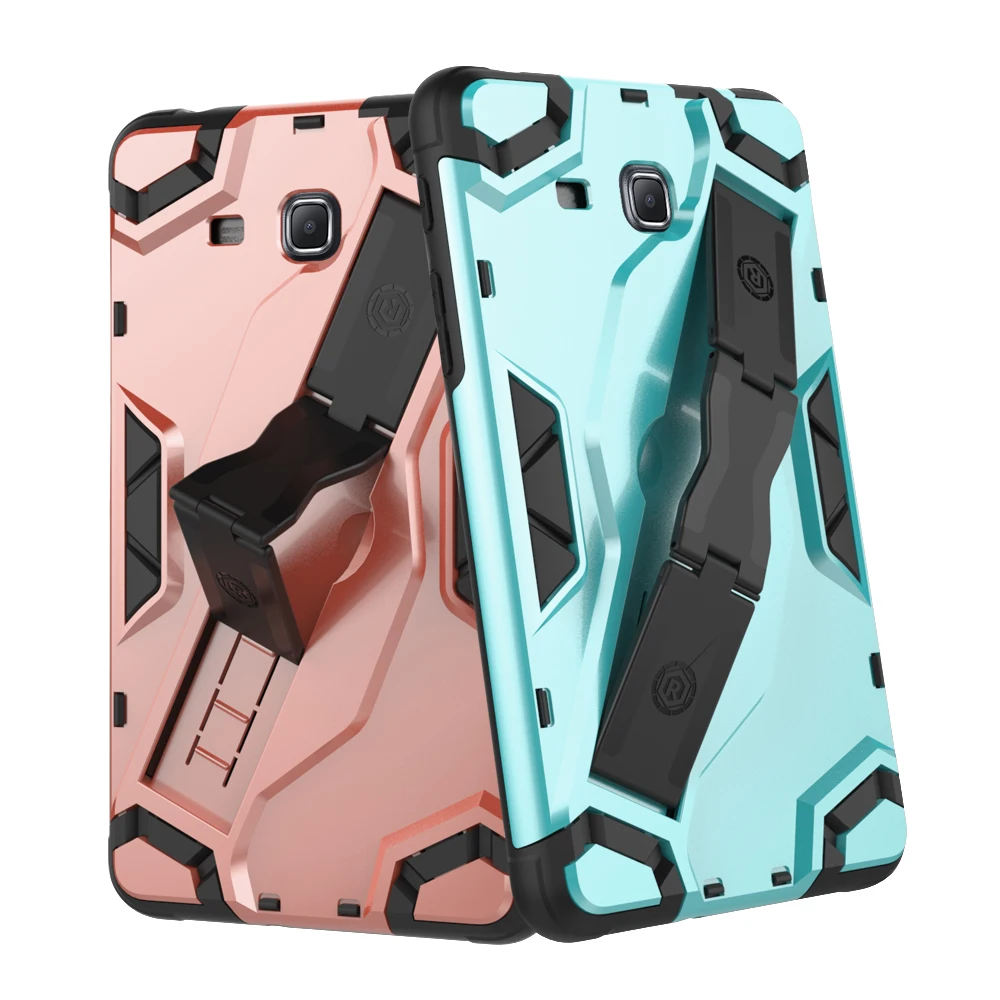 

Armor Shockproof For Samsung Tab A 7.0 T280 T285 2016 Case Silicone TPU + PC Holder Cover For Galaxy T280 T285 Case + PenFilm