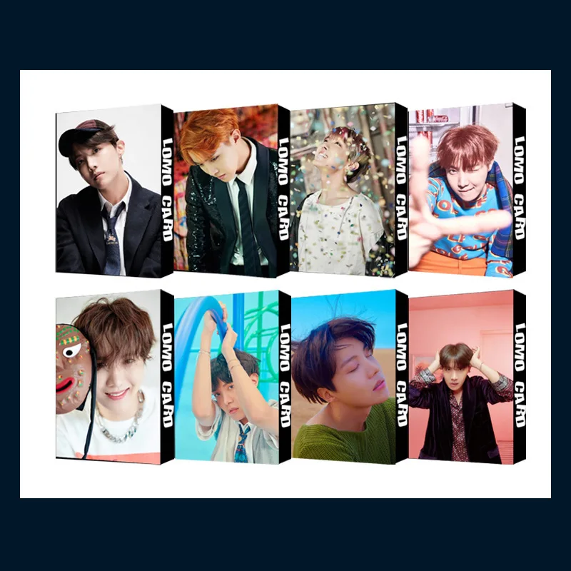 

Альбом Kpop Bangtan Boys, 30 шт., новая карта JHOPE PERSONA Boy LUV Lomo, открытки, открытки, фотопоклонники, подарок