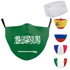 Маска для взрослых с принтом флага Испании, многоразовая моющаяся маска для езды на велосипеде и занятий на открытом воздухе, 2020