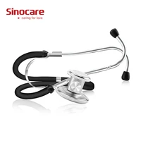 sinocare portable dual head stethoscope doctor medical stethoscope professional cardiology medical equipment device