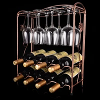 red wine fold rack organizer show glass holder metal bottle holder bottle storage wine organizer wine collection