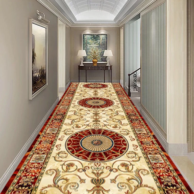 

European Style Living Room Carpets Rugs Kitchen Decor Floor Area Rug Long Hallway Corridor Rug Bedroom Mat Entrance Doormat