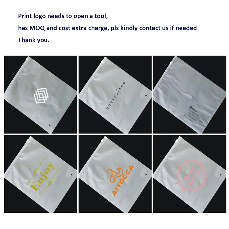 Матовый толстый пластиковый закрывающийся пакет на молнии 50 шт./лот для хранения