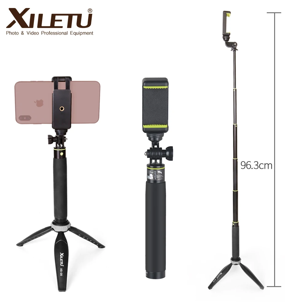 XILETU GE-80T набор штатив монопод селфи палка с Bluetooth пульт дистанционного управления для Android и iphone