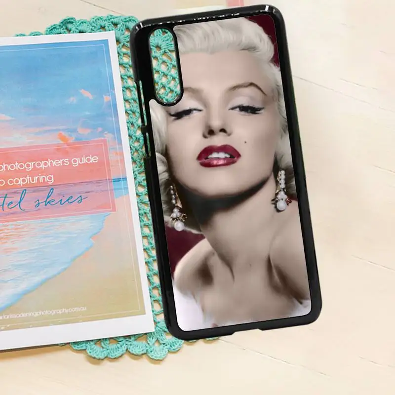 

Marilyn Monroe famous actor luxury Anti-fall Phone Case shell PC for iPhone 11 12 pro XS MAX 8 7 6 6S Plus X 5S SE 2020 XR