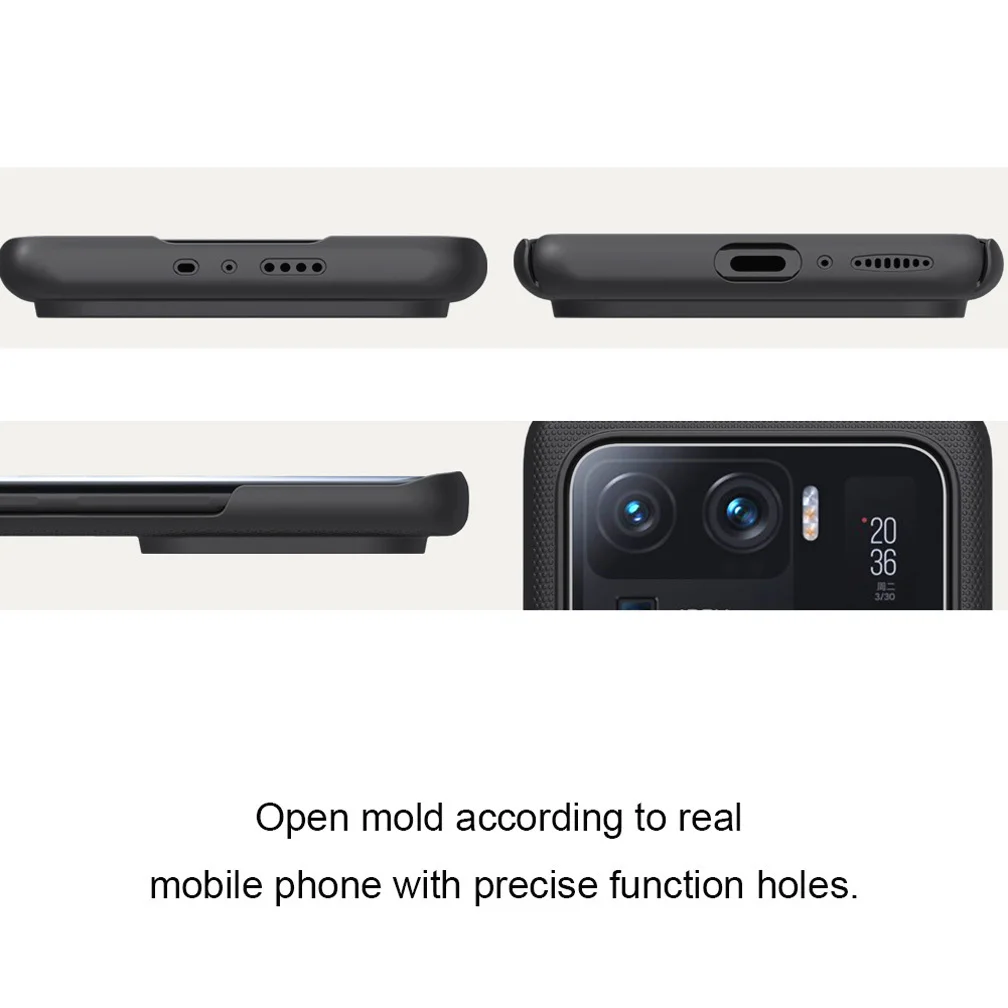 For Xiaomi Mi 11 Mi11 Lite Case NILLKIN Frosted Shield Protection Case For Xiaomi 11 Ultra Mi 11 Pro Anti-fingerprint Back Cover