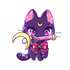 S50273 #13 см15 см17 см Индивидуальная ПВХ наклейка Сейлор Мун Кот Водонепроницаемая Автомобильная наклейка на мотоцикл ноутбук декоративные аксессуары