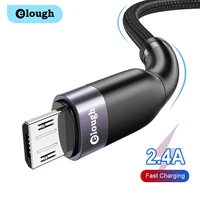 elough 2 4a micro usb cable fast charging android usb cable for xiaomi redmi note 5 pro samsung s7 s6 s5 phone charger data cord