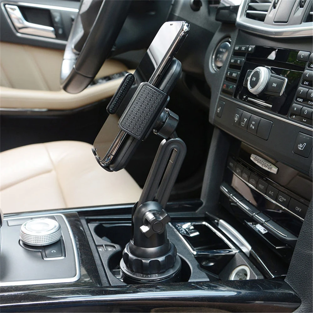 

Universal Car Cup Holder Cellphone Mount Stand for Mobile Cell Phones Adjustable Car Cup Phone Mount for Huawei Samsung Popular