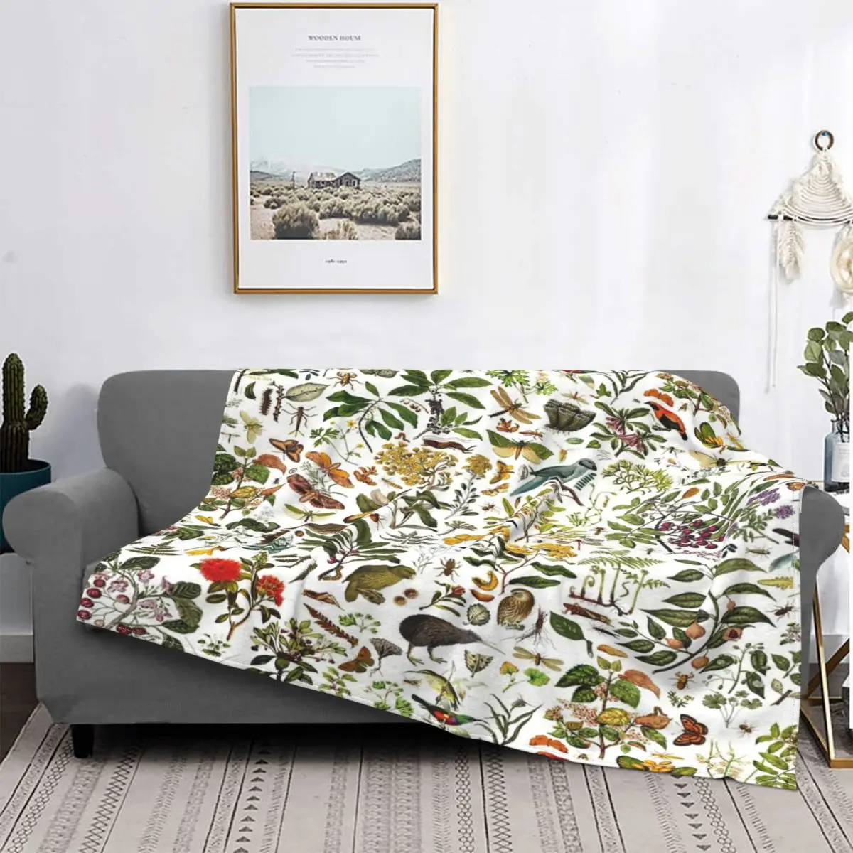 

New Zealand Biology Blanket Bedspread Bed Plaid Duvets Beach Cover Blanket Hoodie Islam Prayer Rug