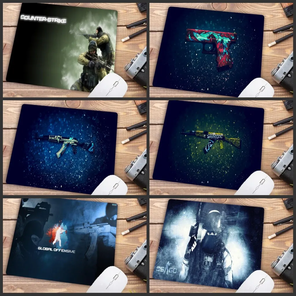 Большая Акция резиновый Противоскользящий коврик для мыши сделай сам