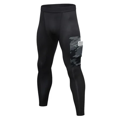 Black-Camoufla-Grey Psvteide мужские s карманные леггинсы компрессионные брюки мужские s штаны для бодибилдинга Hombre камуфляжные карманные Джоггеры мужские легинсы для бега - Цвет: Black-Camoufla-Grey