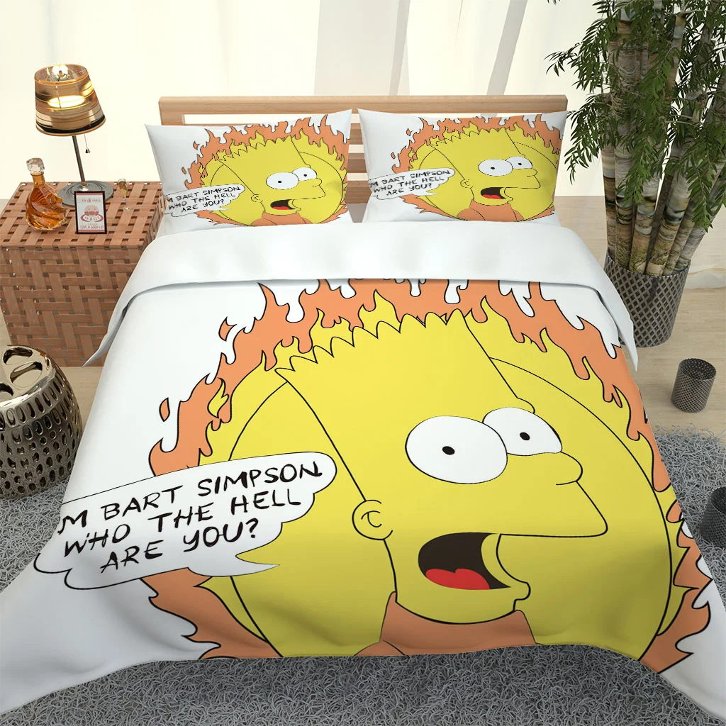 Пододеяльники домашний текстиль с изображением мультфильма уличная мода