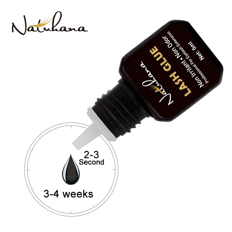 NATUHAHA 5 мл 2 3s быстро сохнет без запаха не раздражает Наращивание ресниц Клей