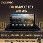 Автомагнитола Tiebro, 2DIN, Android 10 для BMW X3 E83 2004-2012