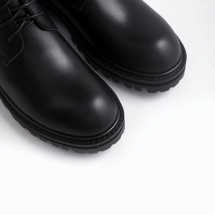 PXELENA/Новинка сезон осень-весна сапоги до колена в стиле милитари для верховой