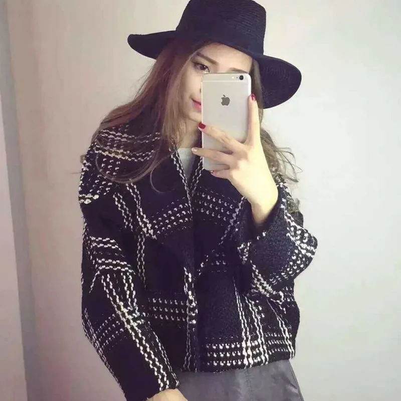 Осенняя и зимняя новая свободная Толстая шерстяная куртка Корейская версия