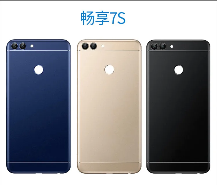 Чехол для Huawei P Smart задняя крышка аккумулятора корпус задней двери чехол Enjoy 7S с