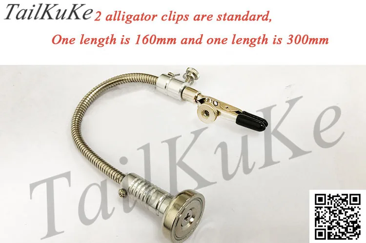 저렴한 자기 PCB 클립 악어 클립 확대경 램프 전자 생산 책상 램프 다기능 납땜 테이블 주석 용접