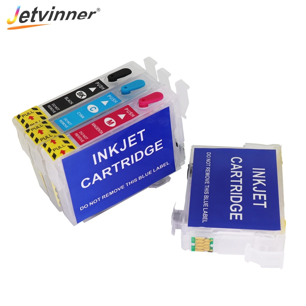 Jetvinner T502 502XL многоразовый чернильный картридж для Epson XP-5100 XP-5105 XP5100 5105 2860