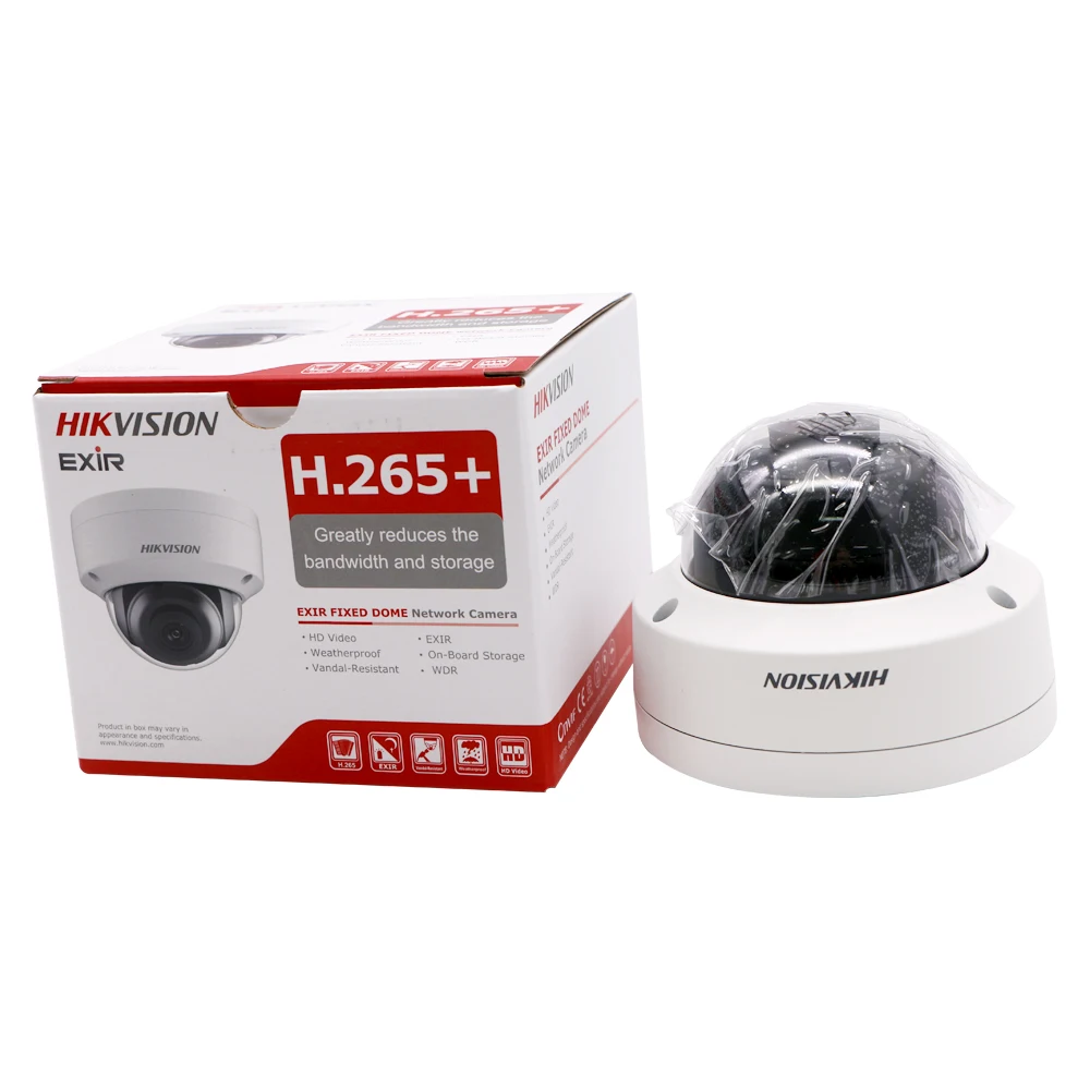 Hikvision Original DS-2CD2185FWD-I 8MP POE IP-камера наружная 4K Сетевая купольная камера