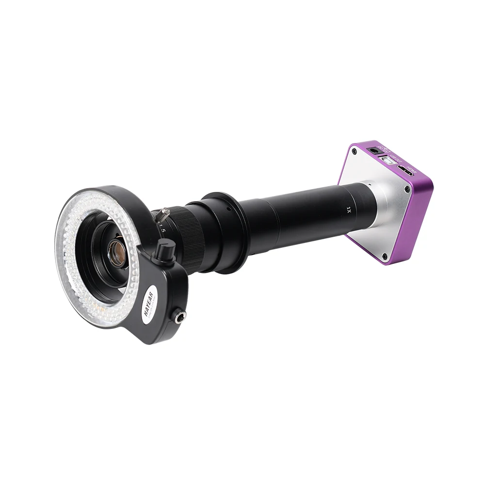 Цифровой микроскоп 51MP 1080P FHD 180X C-Mount Lens HDMI USB промышленный электронный камера для