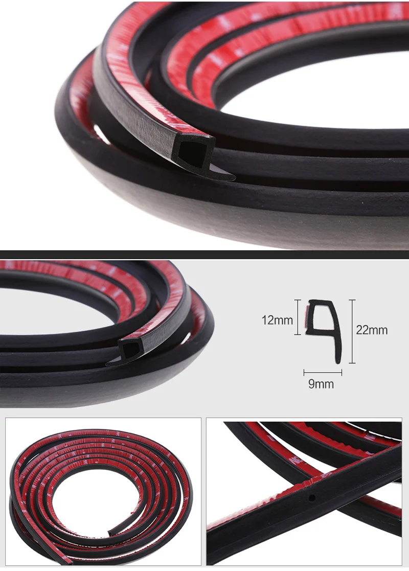 Уплотнительная лента для автомобильных дверей типа P шумоизоляция резиновая