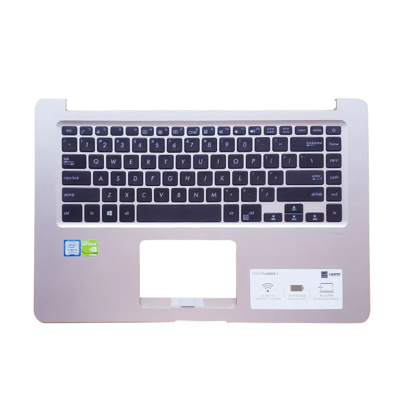 Для ASUS Vivobook S510 S510UN X510 X510UA A510 F510 X510UQ ООН UR Серия ноутбуков ЖК дисплей задняя