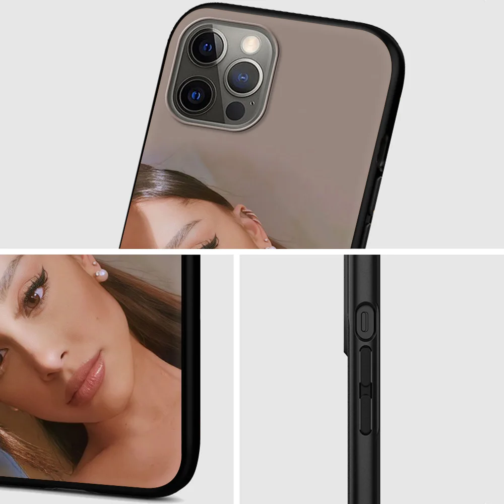 ariana g grande shockproof case for iphone12 11 pro max 8 7 plus fundas black silicone soft cover for iphone x xs max xr shell free global shipping