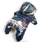 Зимняя теплая шуба для собак, камуфляжная куртка, водонепроницаемое пальто для французского бульдога чихуахуа, маленьких собак, одежда для домашних питомцев