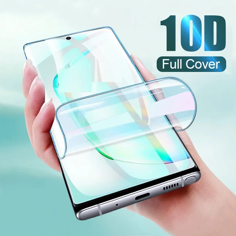 Мягкая Гидрогелевая Передняя пленка для Samsung S10 S9 S8 S7 S6 edge Plus Note 8 9 защитная из
