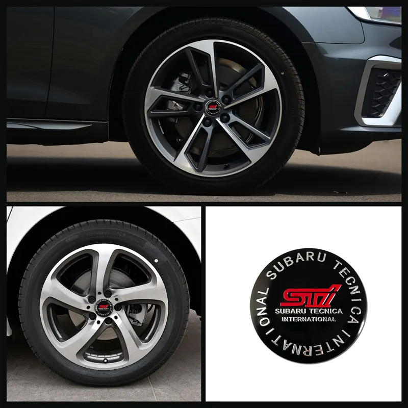 4 шт./лот 56 мм колпачки для центра колеса автомобиля значок эмблема наклейки Subaru XV