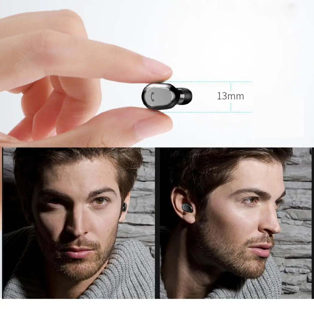 Беспроводные Bluetooth наушники-вкладыши с шумоподавлением мини-наушники-вкладыши