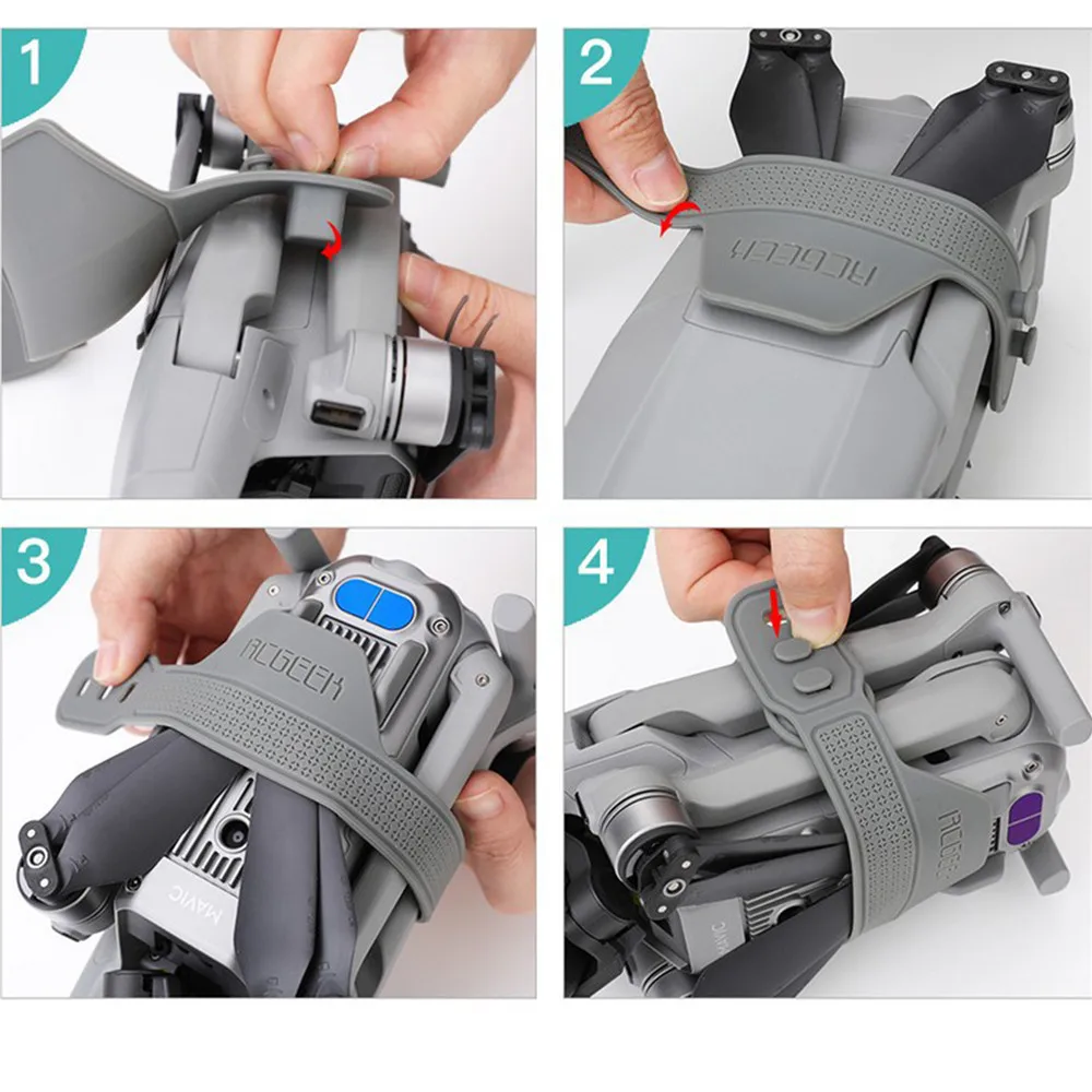 

Silicone Blade Stabilizer Fixing Strap for Mavic Air 2 Quick Release Propeller Holder Tape for DJI Mavic Air 2 Drone