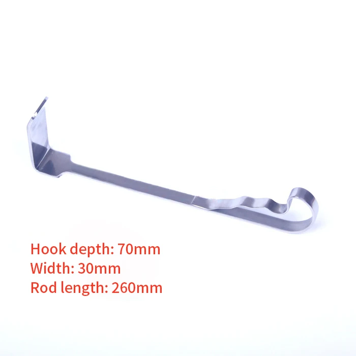 Плоский втягиватель из нержавеющей стали ветеринарные инструменты для