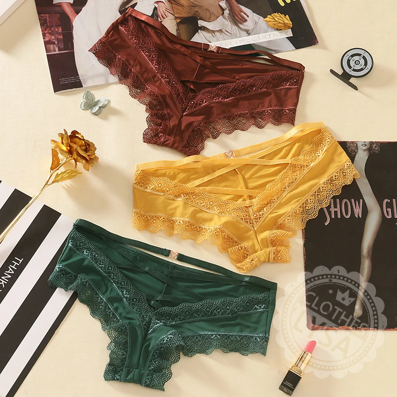 Французская серия сексуальное кружевное женское нижнее белье с перекрестной