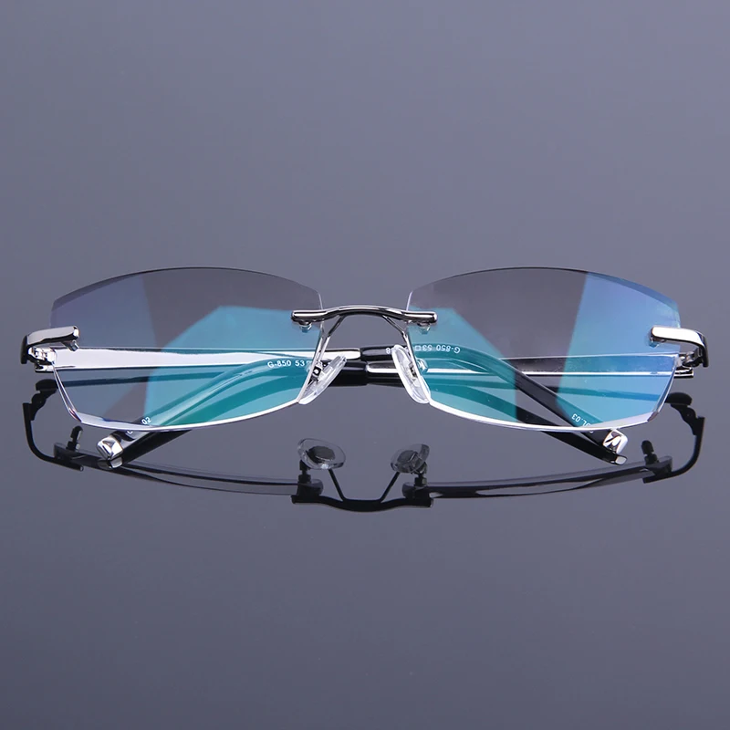 Мужские оправы без металлические очки по рецепту алмазная обрезка оптические