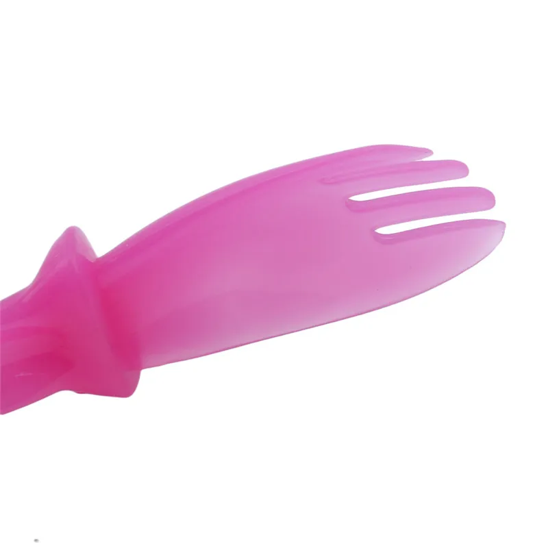 

4 Pairs/set High Quality PP Baby Spoon Tableware Baby Learning Spoons Baby Feeding Spoon Fork Set