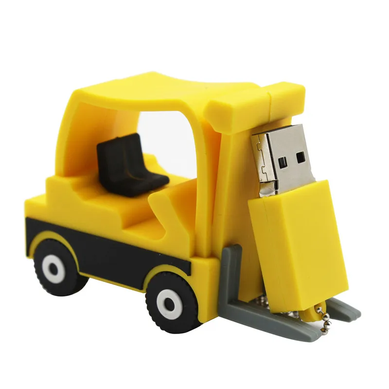 

TEXT ME cartoon pendrive new style Forklift usb2.0 4GB 8GB 16GB 32GB pen drive USB Flash Drive creative Pendrive 64GB